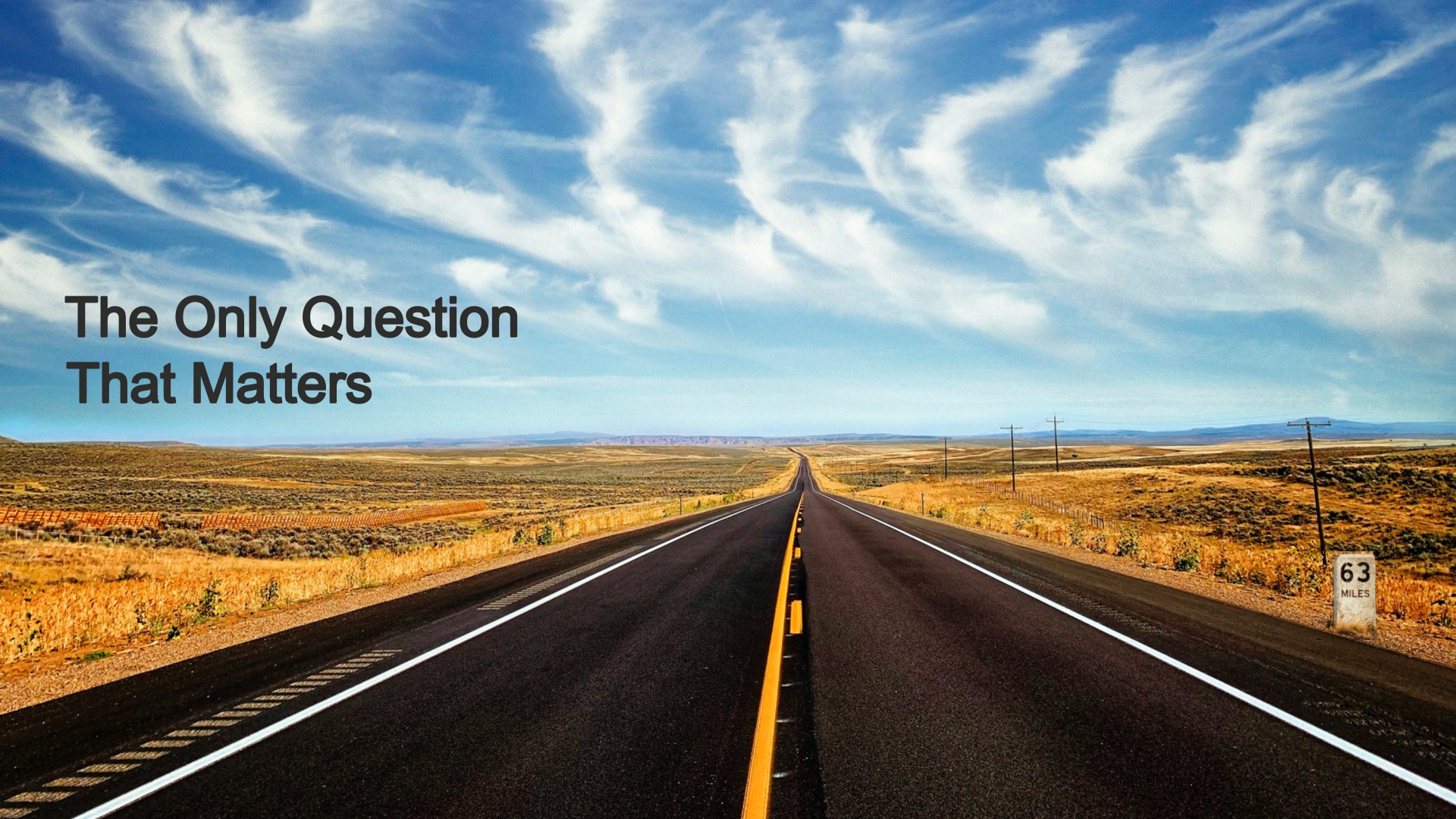 The Only Question That Really Matters - Mark Jarvis - business coach ...
