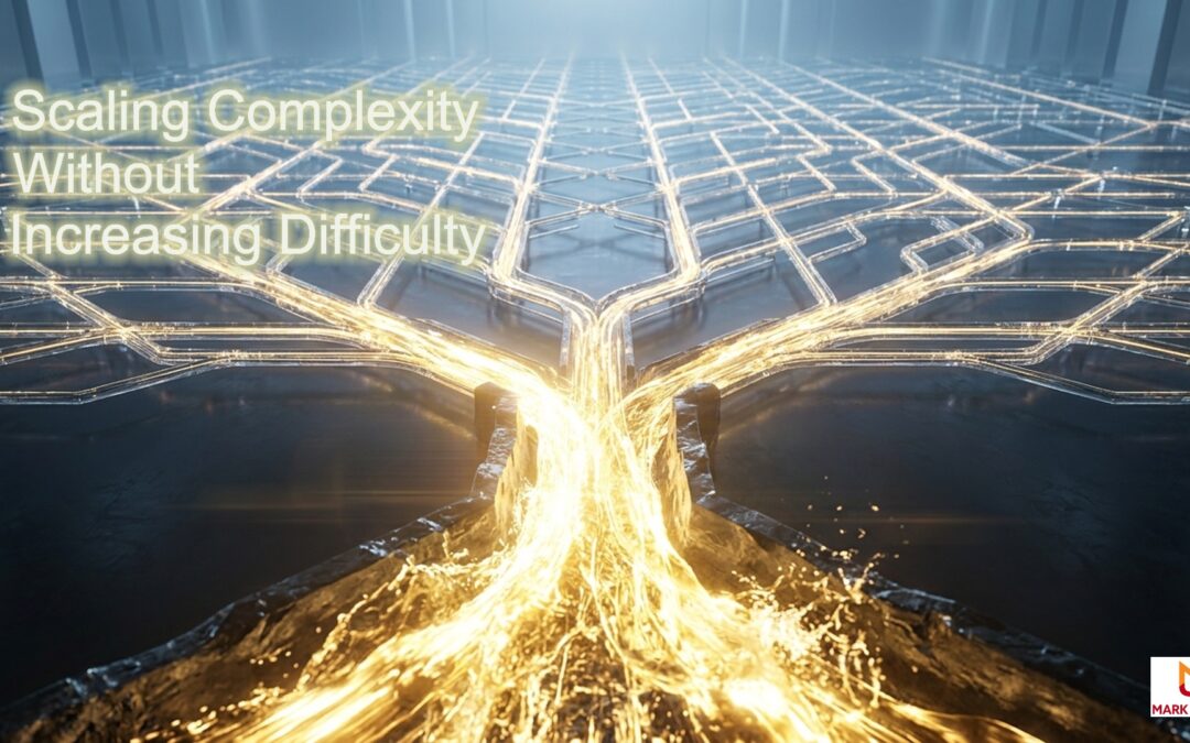 Scaling Complexity Without Increasing Difficulty